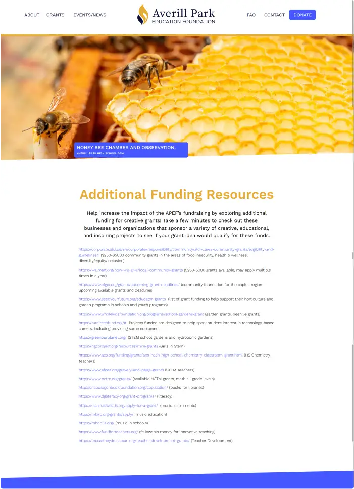 averill-park-education-foundation-website-additonal-funding-sources